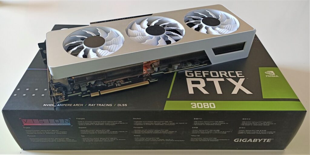 recensione Gigabyte RTX 3080 VISION OC